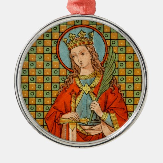 Ornement En Métal St. Barbara de Nicomedia (JP 01) (Devant)