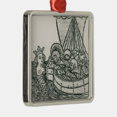 Ornement En Métal St Brendan et la sirène (Droite)