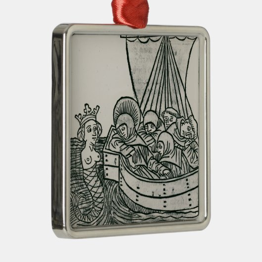 Ornement En Métal St Brendan et la sirène (Droite)