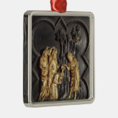 Ornement En Métal St John le baptiste baptisant en rivière (Droite)