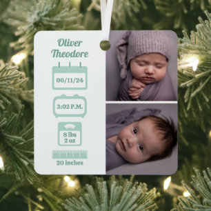 Ornement En Métal Statistiques sur les naissances de nouveau-nés ver