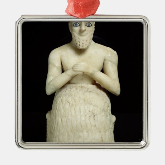 Ornement En Métal Statue du fonctionnaire Ebih-IL (Devant)