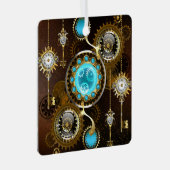 Ornement En Métal Steampunk Rusty Background (Avant droite)