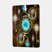 Ornement En Métal Steampunk Rusty Background (Avant gauche)