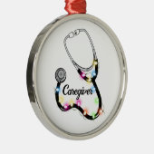 Ornement En Métal Stethoscope Avec Lumières De Noël Joyeux Noël Infi (Droite)