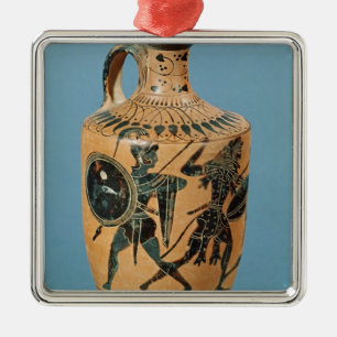 Ornement En Métal Style Lekythos de grenier