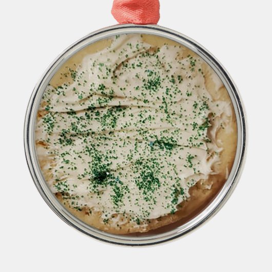 Ornement En Métal Sucre de Noël congelé Cookie Bonbons Sprinkies (Devant)