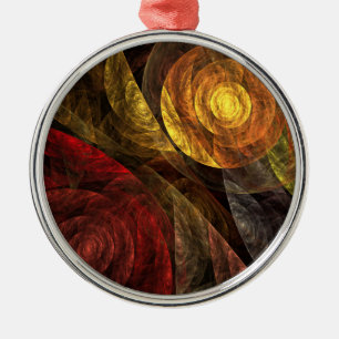 Ornement En Métal Sun Flower Floral Moderne Art Motif Abstrait