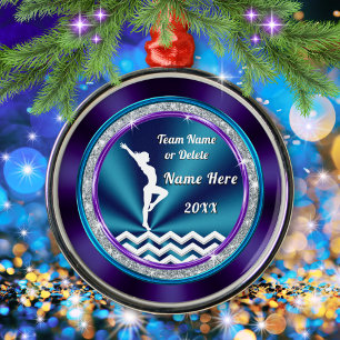 Ornement En Métal Super Cute Gymnastics Christmas Ornaments