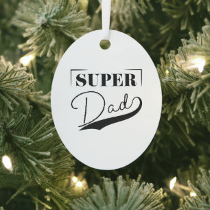 Ornement En Métal Super papa