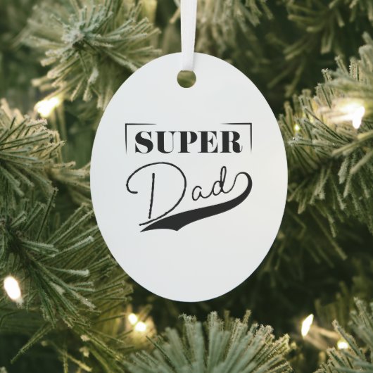 Ornement En Métal Super papa (Insitu)