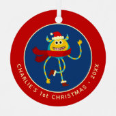 Ornement En Métal Super Simple Chansons King Rhymington Holiday (Recto)