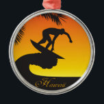 Ornement En Métal Surf : Hawaï<br><div class="desc">Surf : Hawaï</div>