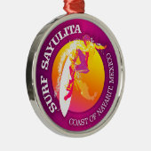 Ornement En Métal Surf Sayulita (Droite)