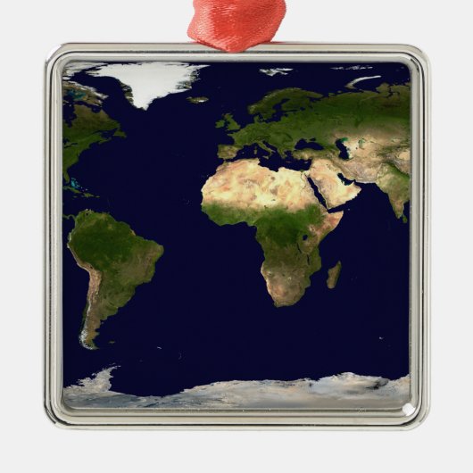 Ornement En Métal Surface terrestre, Eau faible et Topogra ombragé (Devant)