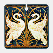 Ornement En Métal Swan et Rush et Iris, (Recto)