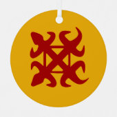 Ornement En Métal Symbole Adinkra (Unité) (Recto)