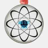 Ornement En Métal Symbole d'Atom stylisé Noël (Devant)