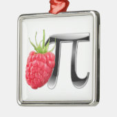 Ornement En Métal Symbole de framboise et de pi (Gauche)