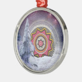 Ornement En Métal Symbole de la Chumash (Gauche)