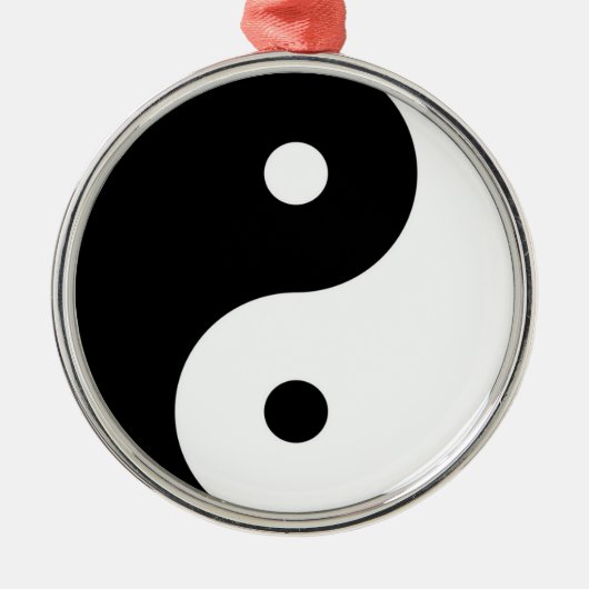 Ornement En Métal symbole du yin yang (Devant)