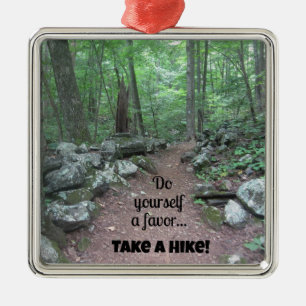 Ornement En Métal Take a hike !