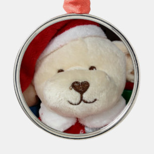 ORNEMENT EN MÉTAL TEDDDY PORTEZ LE NOËL ORNAMNET