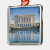 Ornement En Métal Temple de Mesa réfléchissant dans une piscine bleu (Gauche)