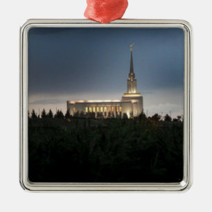 Ornement En Métal temple mormon de la montagne oquirrh utah