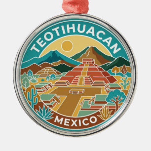 Ornement En Métal Teotihuacan Mexique