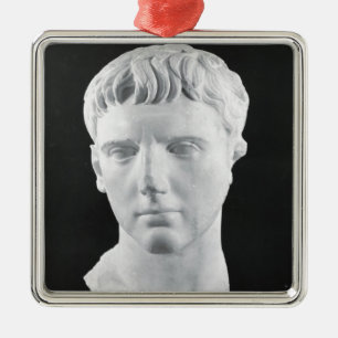 Ornement En Métal Tête de César Augustus