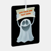 Ornement En Métal Texte d'attente du fantôme (Avant droite)