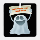 Ornement En Métal Texte d'attente du fantôme (Verso)