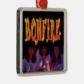 Ornement En Métal Texte du feu de feu (Droite)