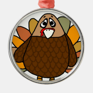 Ornement En Métal Thanksgiving Turquie