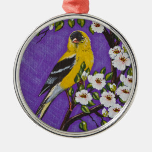 Ornement En Métal The American Goldfinch