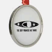 Ornement En Métal The Eddy Promised Me Things Kayak (Droite)