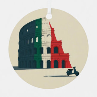 Ornement En Métal The "Roman Christmas" Collector’s Metal Ornament