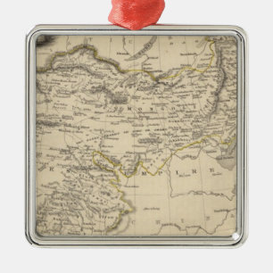 Ornement En Métal Thibet, Mongolie et Mandchouria