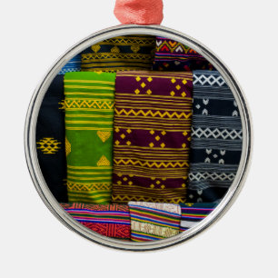 Ornement En Métal Tissus Textiles En Vente