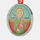 Ornement En Métal Torse supérieure de Saint-Joseph (Détail; VVP 09)  (Gauche)