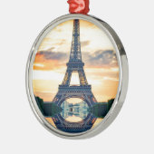 Ornement En Métal Tour Eiffel Paris Soirée européenne (Gauche)