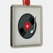 Ornement En Métal Tourne-disque (Droite)