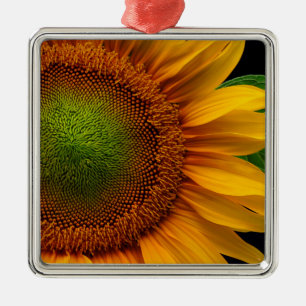 Ornement En Métal Tournesol