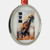 Ornement En Métal Tournez et brûlez le bébé ! (Droite)