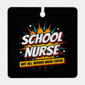 Ornement En Métal Tous les héros ne portent pas caps Infirmière appr (Verso)
