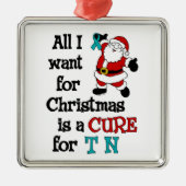 Ornement En Métal Tous que je veux pour Noël… TN (Devant)