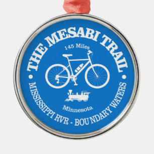 Ornement En Métal Trail Mesabi (cyclisme)