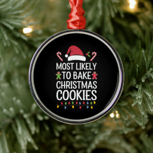 Ornement En Métal Très Probable De Faire Cuire Des Cookies De Noël D