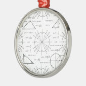 Ornement En Métal Triage et triangles (Gauche)